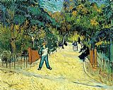 Entrance to the Public Garden in Arles by Vincent van Gogh